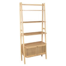 Carrie 4 Tier Rubberwood Display Shelf